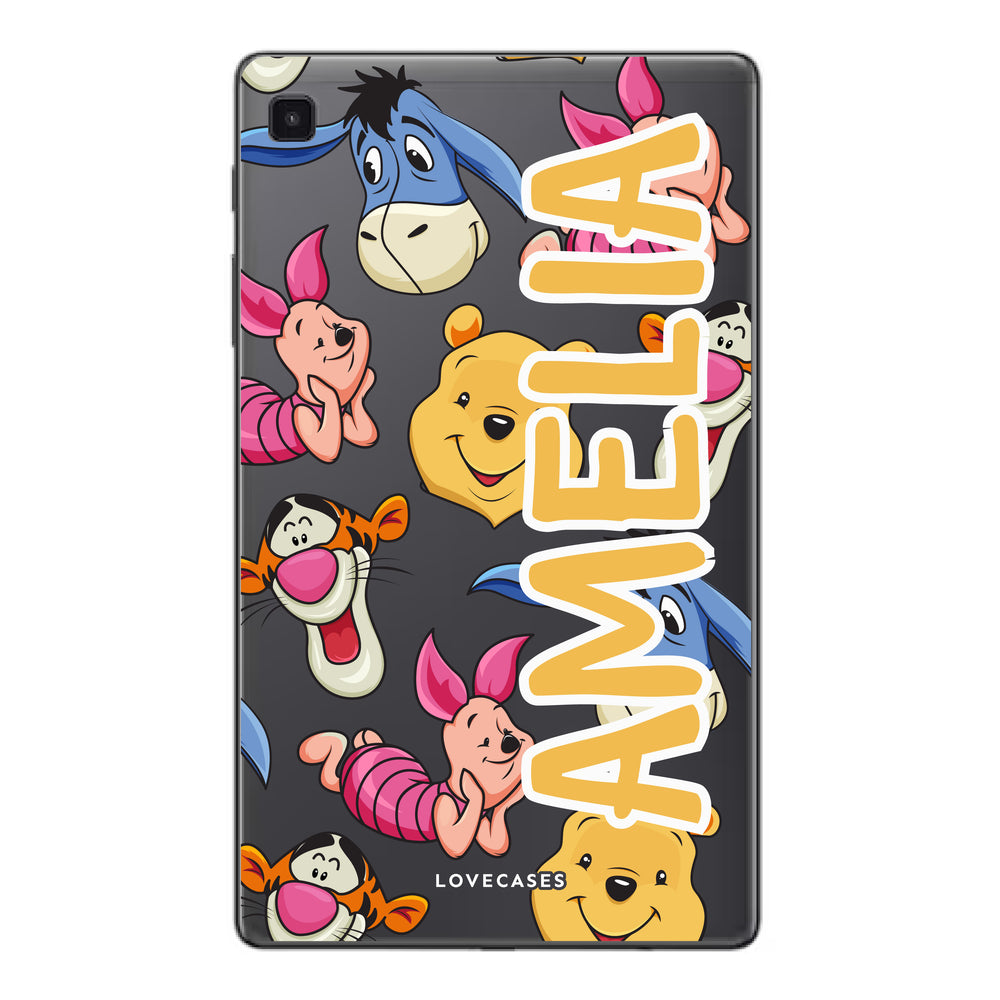Personalised Winnie & Friends Samsung Tablet Case