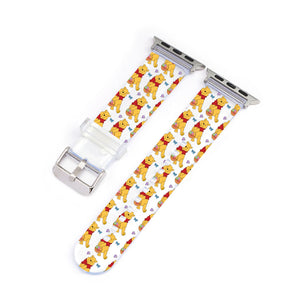 Easter Winnie the Pooh Clear Smartwatch Strap