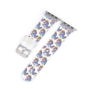 Eeyore's Cocktail Clear Smartwatch Strap