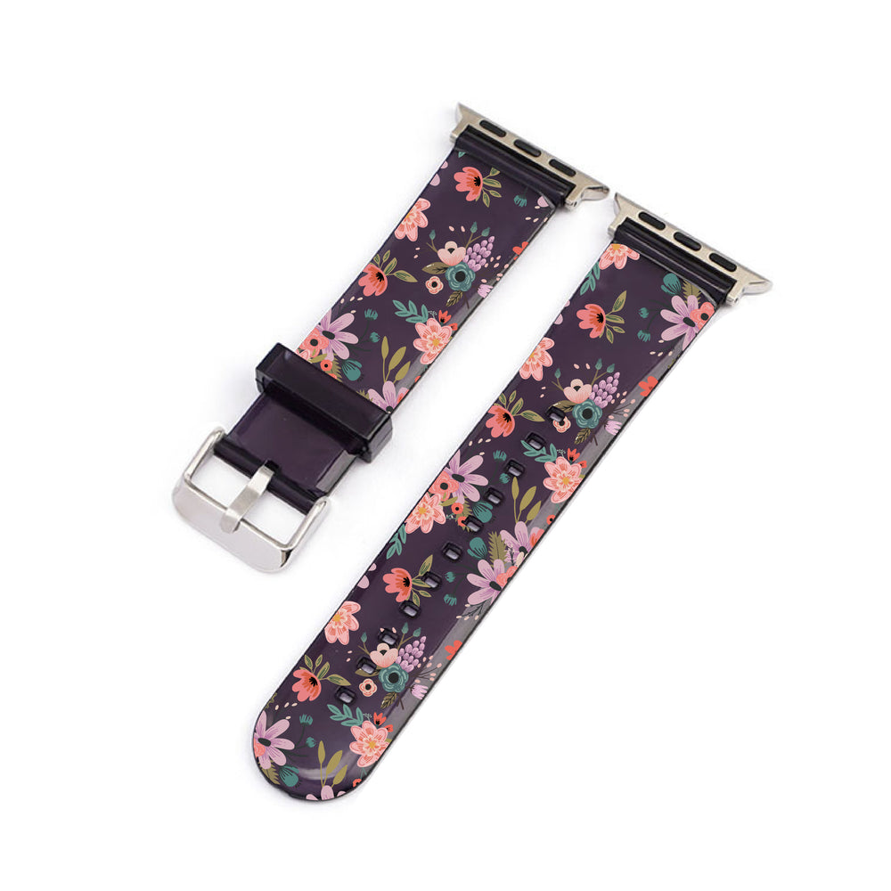 Ditsy Floral - Black Smartwatch Strap