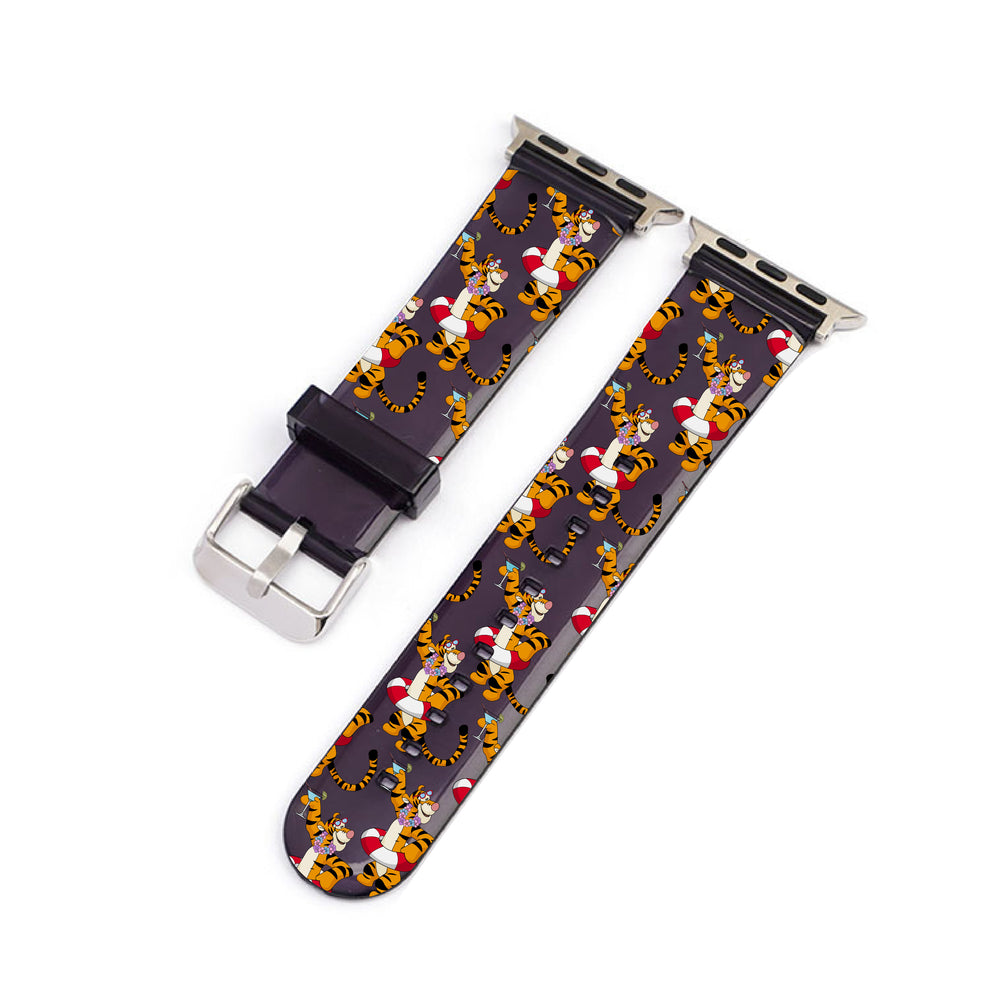 Tigger's Cocktail Black Smartwatch Strap