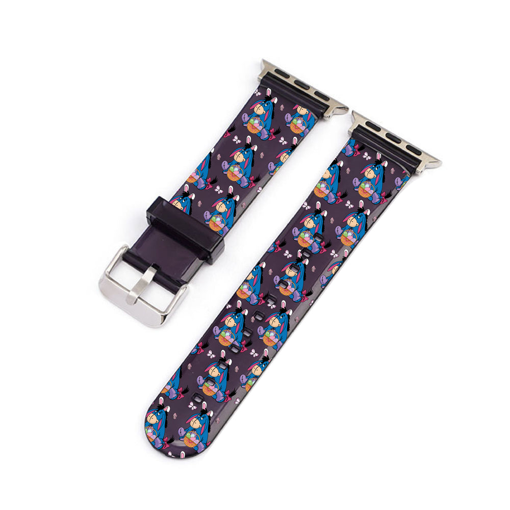 Easter Eeyore Black Smartwatch Strap