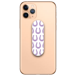 
            
                Load image into Gallery viewer, Purple Horseshoe Pattern Phone Loop
            
        