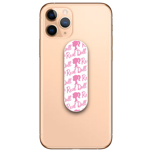 Light Pink Doll Pattern Phone Loop