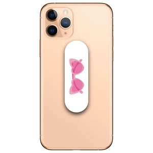 Pink Heart Sunglasses Phone Loop