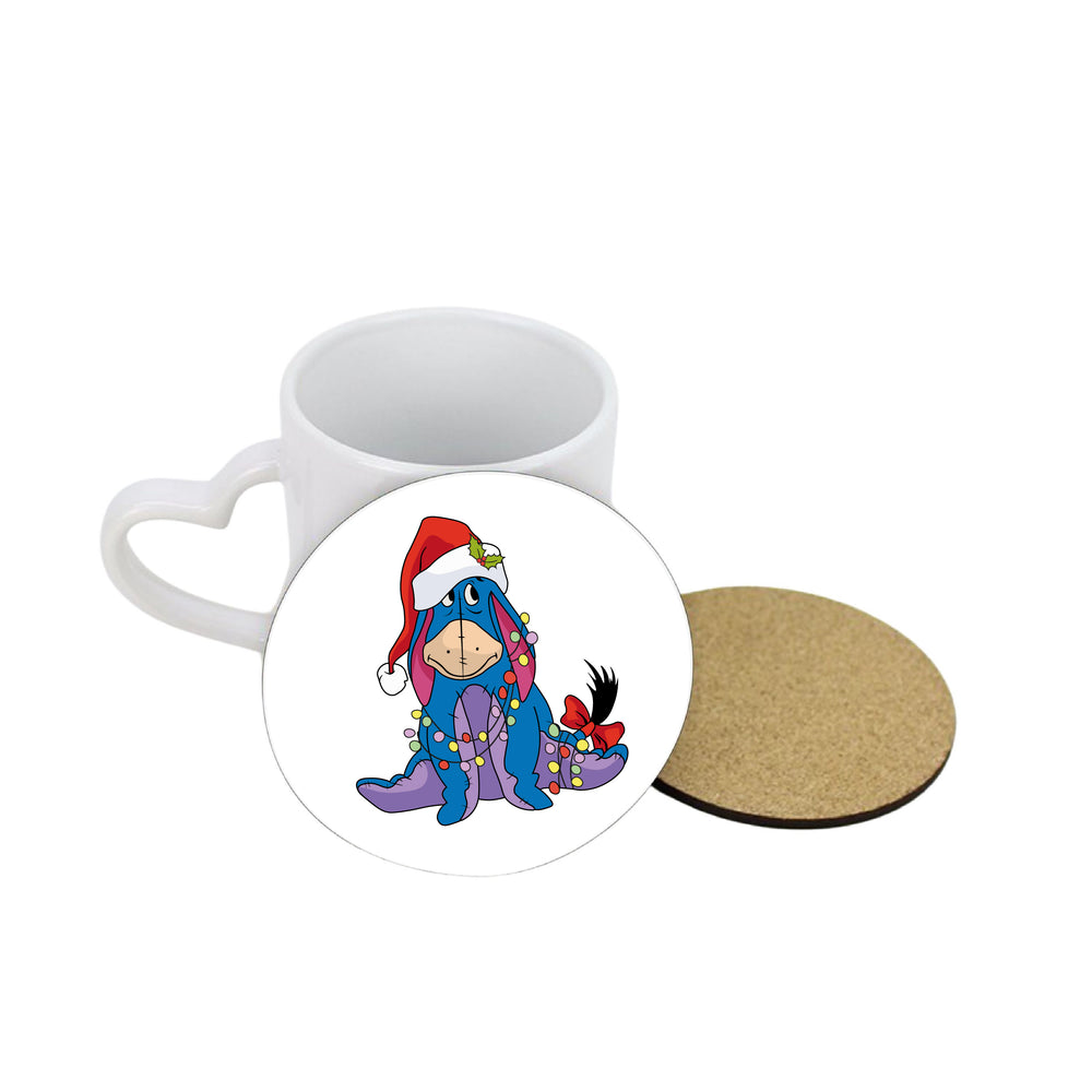 
            
                Load image into Gallery viewer, Christmas Eeyore Circle Coaster
            
        