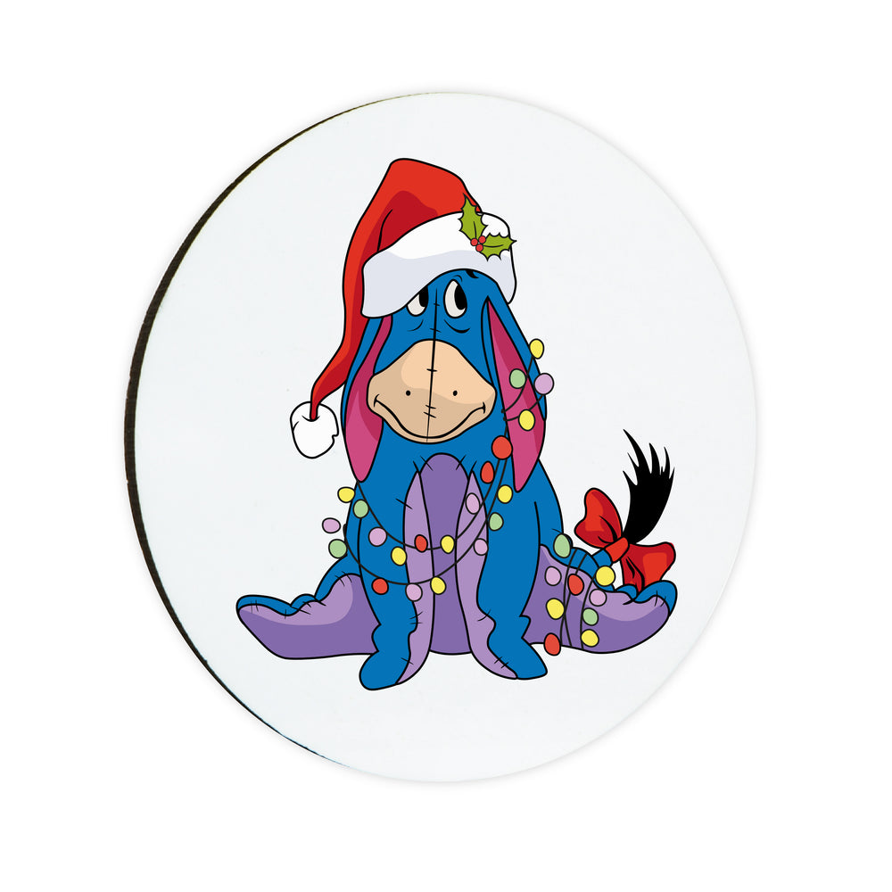 
            
                Load image into Gallery viewer, Christmas Eeyore Circle Coaster
            
        