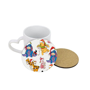 
            
                Load image into Gallery viewer, Christmas Winnie &amp;amp; Friends Circle Coaster
            
        
