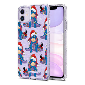 Christmas Eeyore Glitter Phone Case