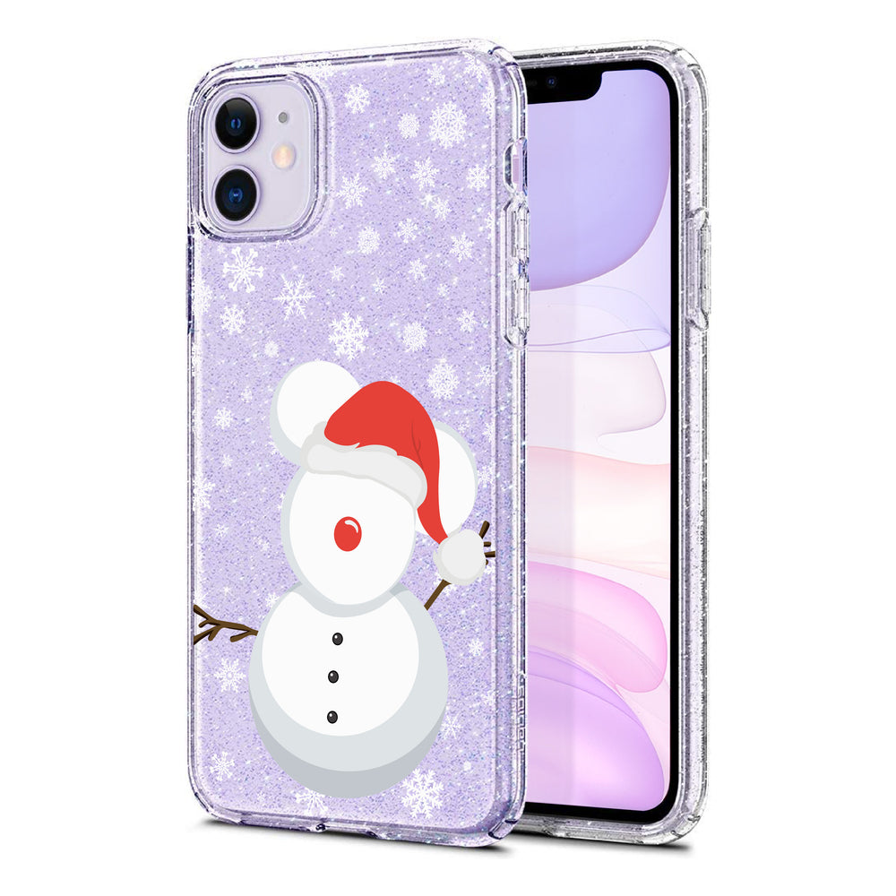 Snowball Mickey Glitter Phone Case