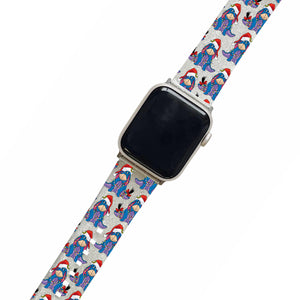 
            
                Load image into Gallery viewer, Christmas Eeyore Clear Glitter Smartwatch Strap
            
        