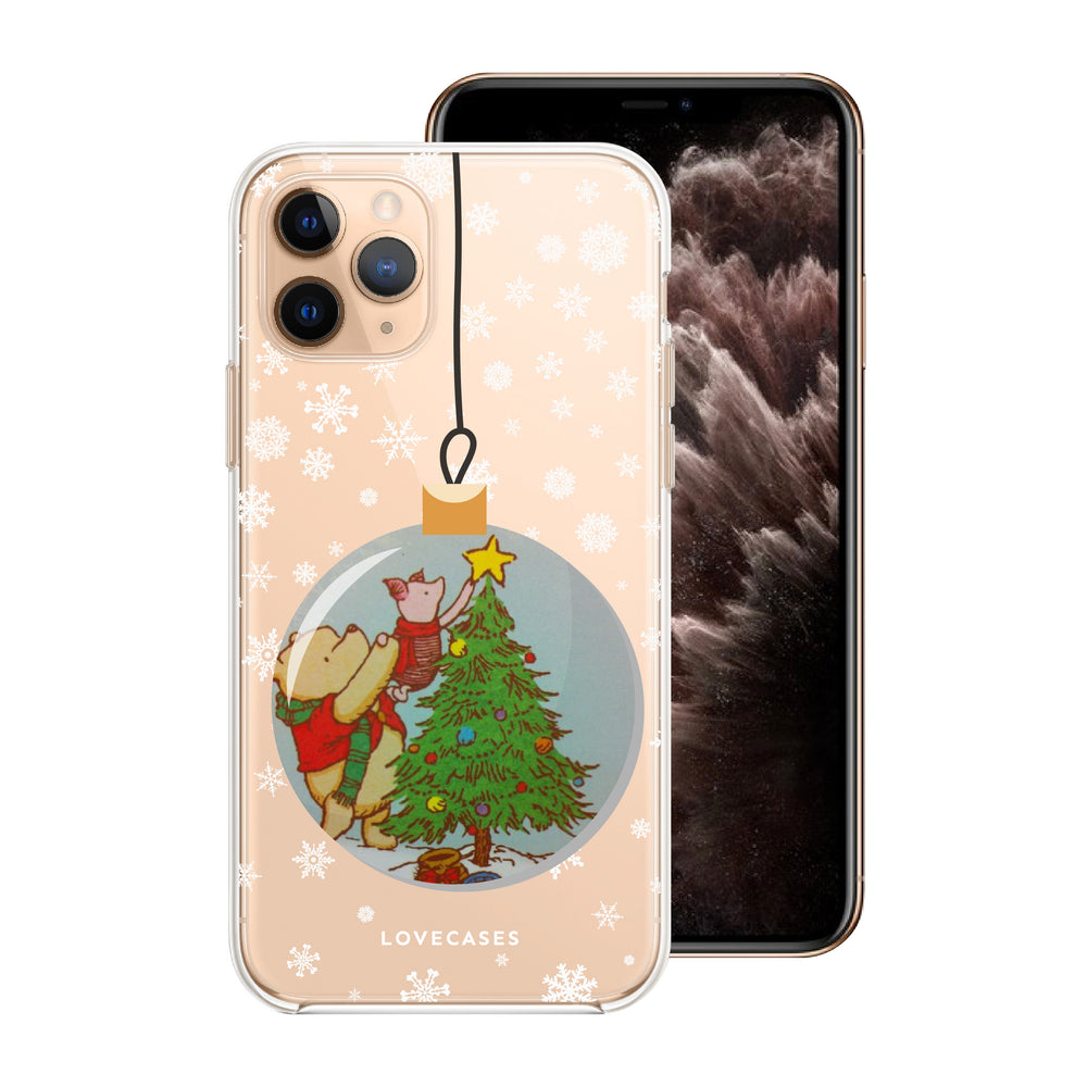 Vintage Christmas Winnie the Pooh Phone Case