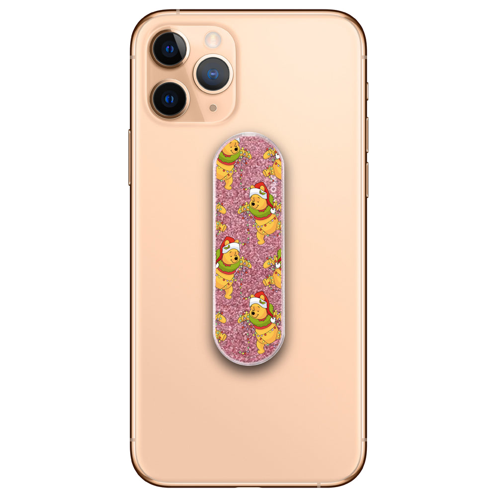 
            
                Load image into Gallery viewer, Christmas Winnie the Pooh Glitter Phone Loop
            
        