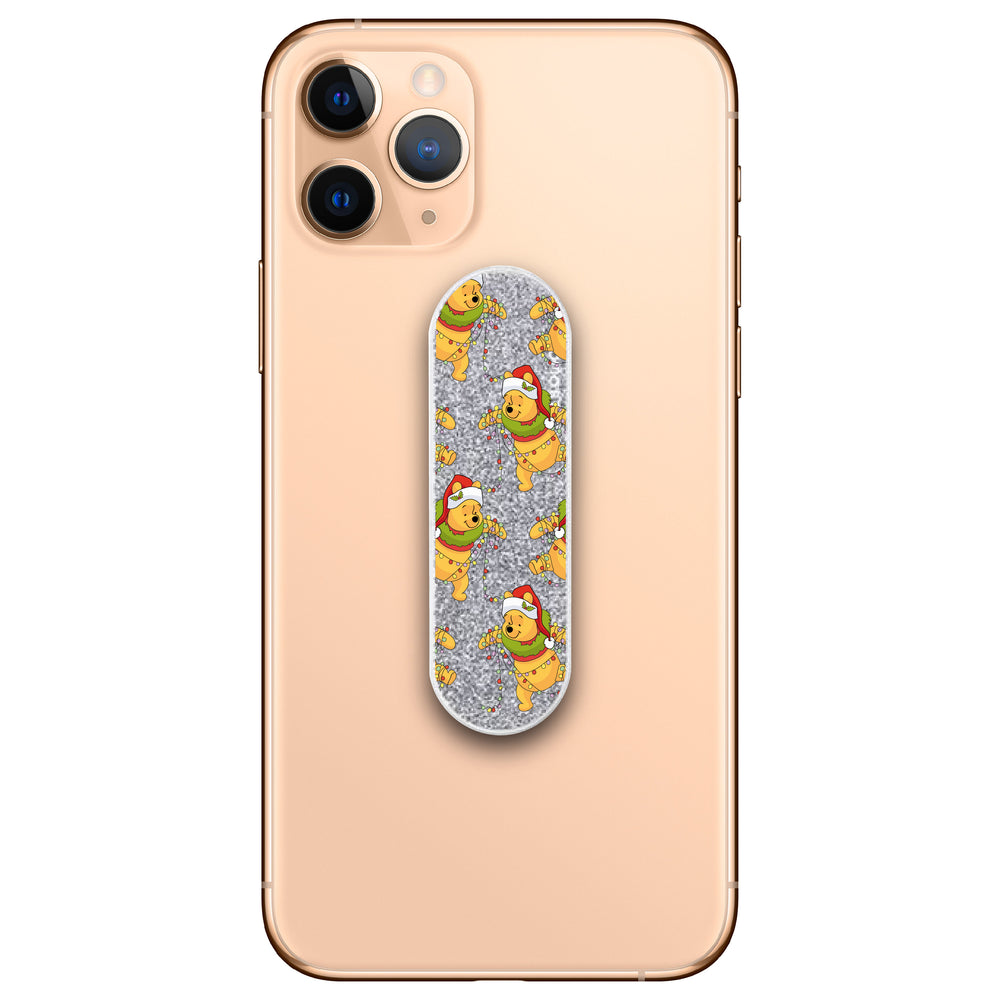 
            
                Load image into Gallery viewer, Christmas Winnie the Pooh Glitter Phone Loop
            
        
