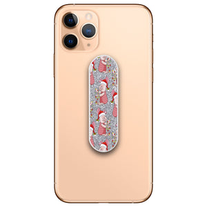 Christmas Piglet Glitter Phone Loop