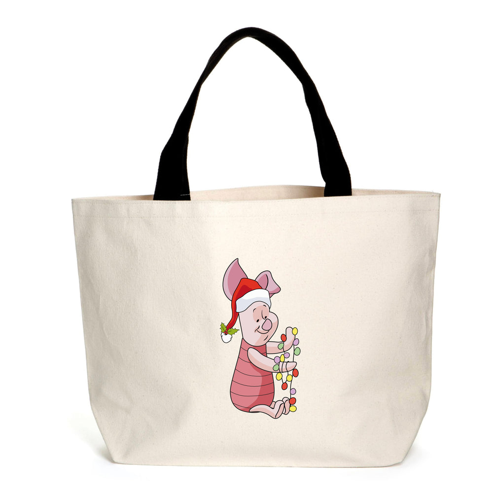 Christmas Piglet Tote