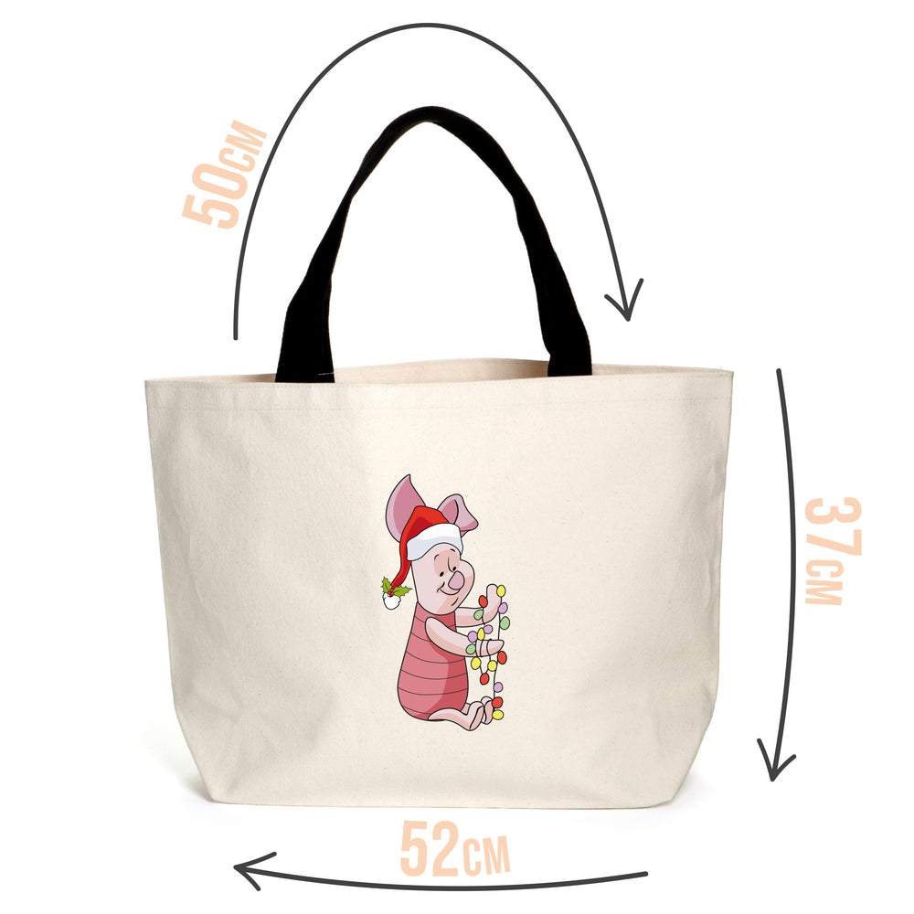 Christmas Piglet Tote