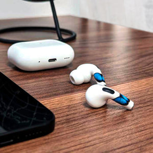 Blue Butterfly Sticker - For AirPods