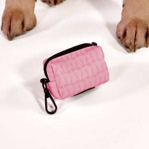 Pink Bows Poop Bag Holder