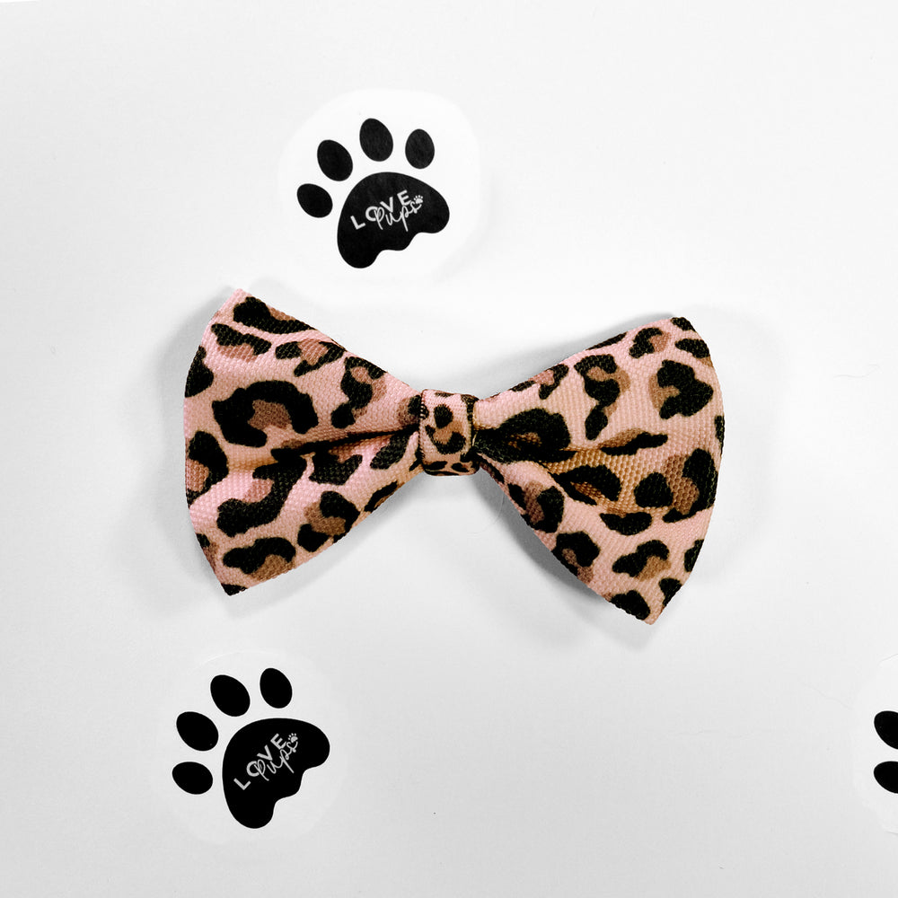 Leopard Print Bow Tie