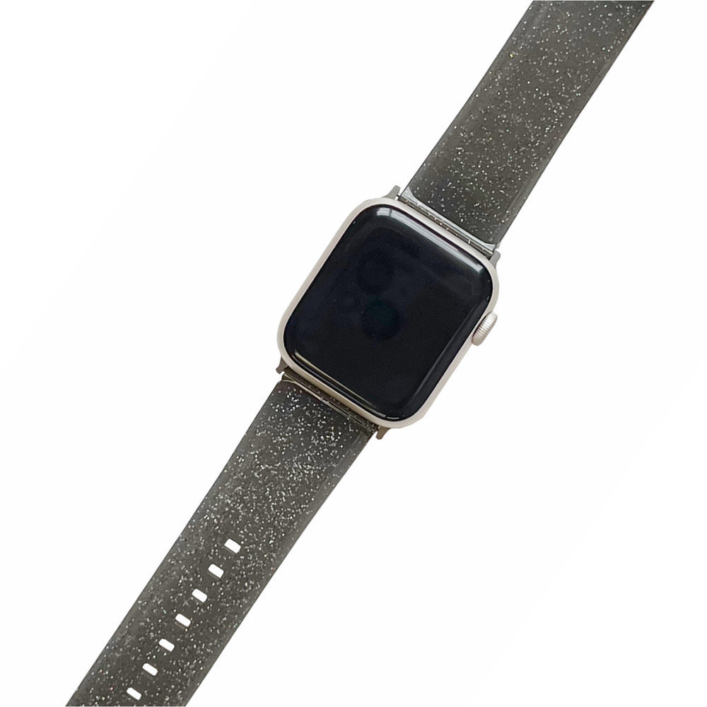 Black Glitter Smartwatch Strap