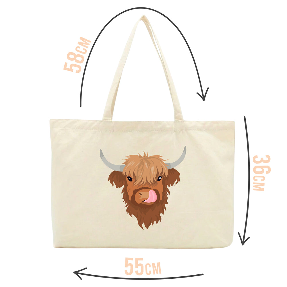 Henry the Highland Cow Tote