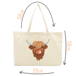 Henry the Highland Cow Tote