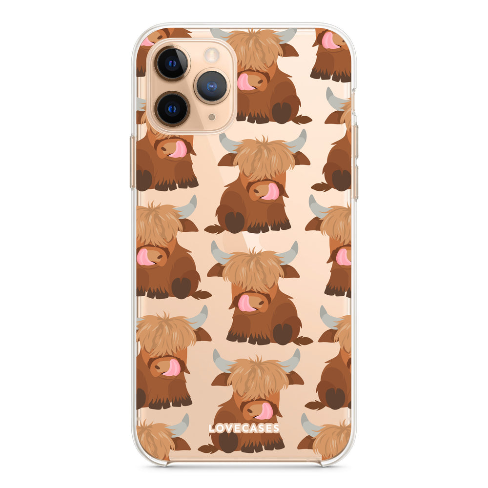 Hendrix the Baby Highland Cow Phone Case