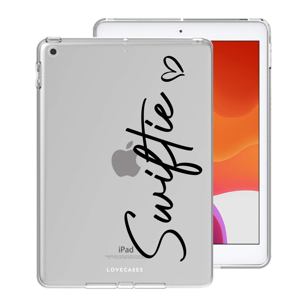
            
                Load image into Gallery viewer, Black Swiftie iPad Case
            
        