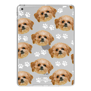 Personalised Pet Portrait Pattern iPad Case