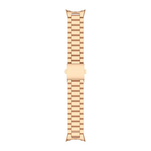 Rose Gold Metal Google Pixel Watch Strap