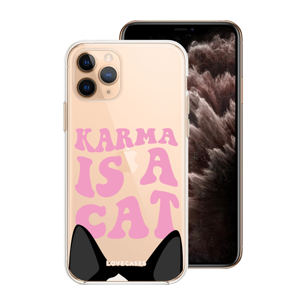 
            
                Load image into Gallery viewer, Karma is a Cat Phone Case
            
        