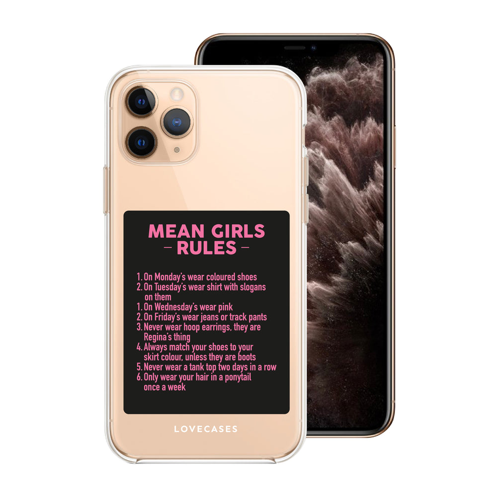 Mean Girls Rules Phone Case