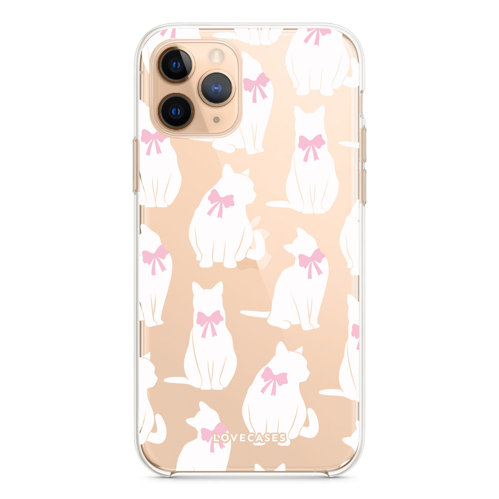 Coquette White Cats Phone Case