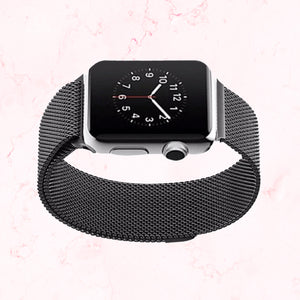 Black Milanese Apple Watch Strap