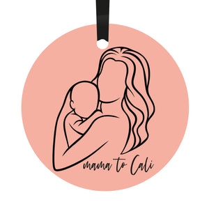 Personalised Pink Mama To Be... Hanging Decoration