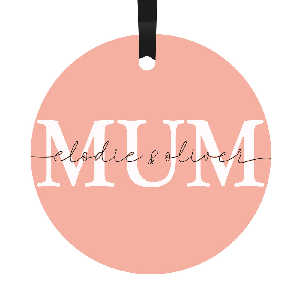 Personalised Mum Hanging Decoration