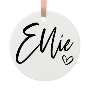 Personalised Script Hanging Decoration