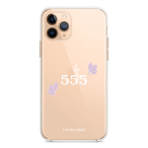 White 555 Phone Case