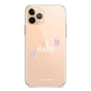 White 666 Phone Case