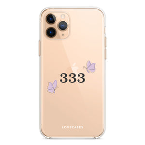 
            
                Load image into Gallery viewer, Black 333 Phone Case
            
        