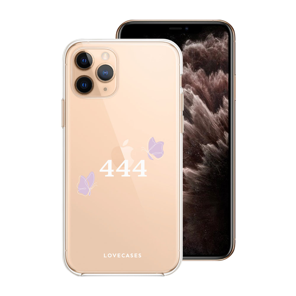 White 444 Phone Case