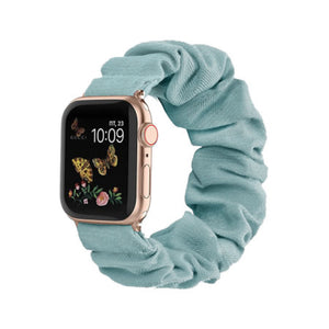 Haze Blue Scrunchie Apple Watch Strap