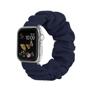 Dark Blue Scrunchie Apple Watch Strap – LoveCases