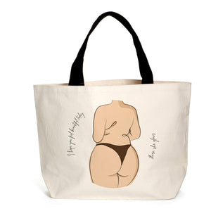 White Body Positive Tote