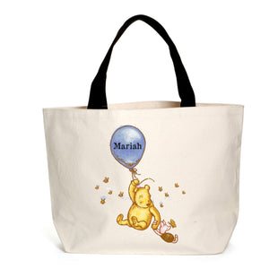 Personalised Vintage Winnie The Pooh Tote