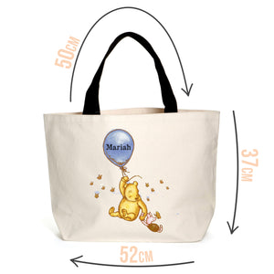 Personalised Vintage Winnie The Pooh Tote