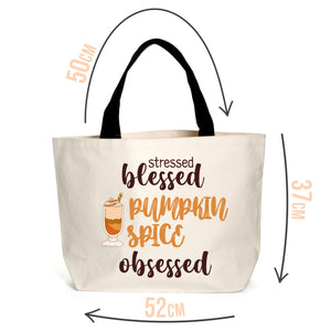 Pumpkin Spice Obsessed Tote