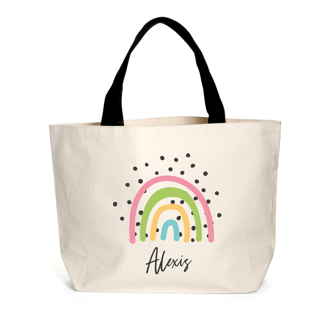 Personalised Abstract Rainbow Tote