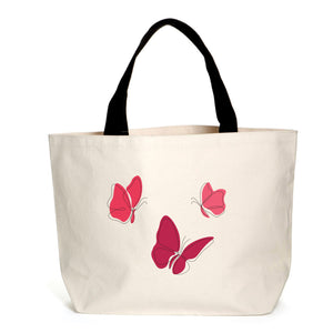 Magenta Butterflies Tote